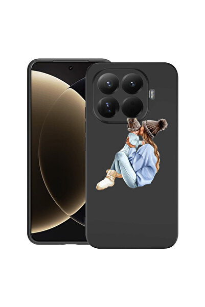 bestcase Husă premium din silicon pentru Xiaomi 15T Pro, cu design Fată, mamă...