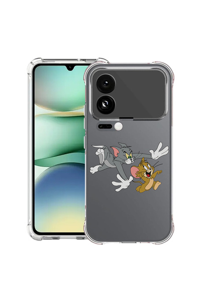 bestcase Carcasă antișoc pentru Xiaomi 17 Pro Max, cu design Tom și Jerry, 20...