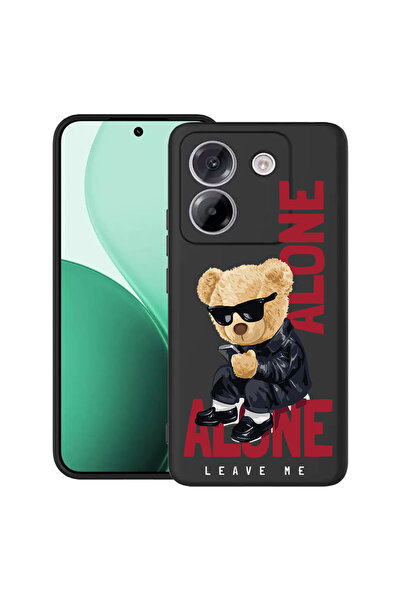 bestcase Carcasă ultra subțire TPU pentru Poco M7 Pro 5G, cu design Leave Me Alone Teddy Bear, 2100003 B 922
