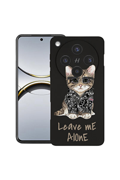 bestcase Husă premium din silicon pentru OPPO Find X8, cu design Leave Me Alo...