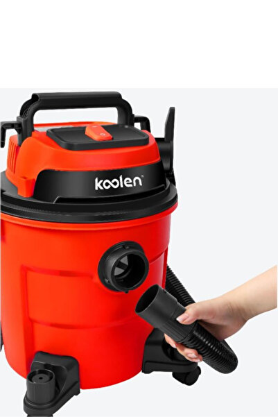 Koolen Wet and dry vacuum cleaner, 20 liters, 1600 watts, red - 806101007