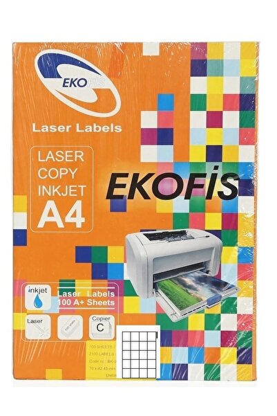 Ekofis ملصق ليزر 45×45 (2400)