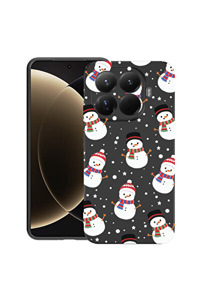 bestcase Premium Silicon Case For Xiaomi 15T Pro, cu Design Snowman, 3100018 ...