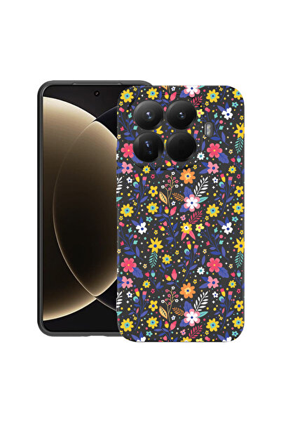 bestcase Husă premium din silicon pentru Xiaomi 15T Pro, cu design floral, 31...
