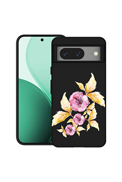 bestcase Carcasă ultra subțire TPU pentru Google Pixel 8, cu design flori pas...
