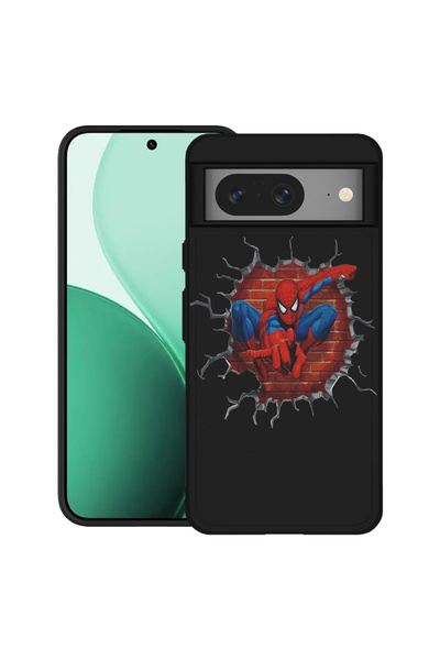 bestcase Carcasă ultra subțire TPU pentru Google Pixel 8, cu design SpiderMan...