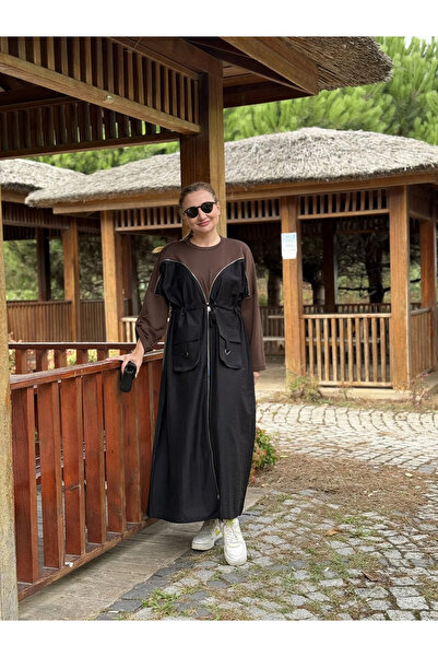 EL jadida Women's Zipper Detailed Dress