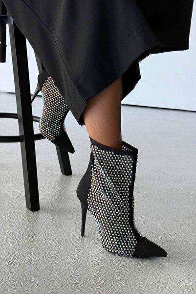 AYAKKABI PRENSİ Aspen Mesh Black Suede Stone