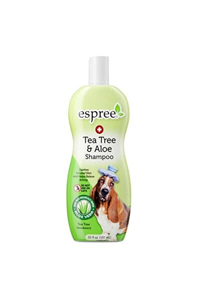 Espree Aloe Shampoo for Itch Relief with Tea Tree Scent for Dogs, 591 ml