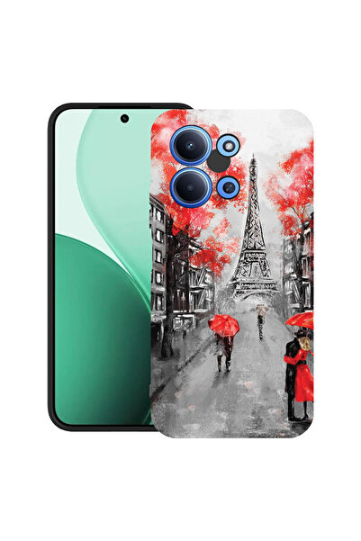 bestcase Carcasă ultra subțire TPU pentru Xiaomi Redmi 15C 5G (173mm), cu design Turnul Eiffel din Paris, 2100002 B 1378