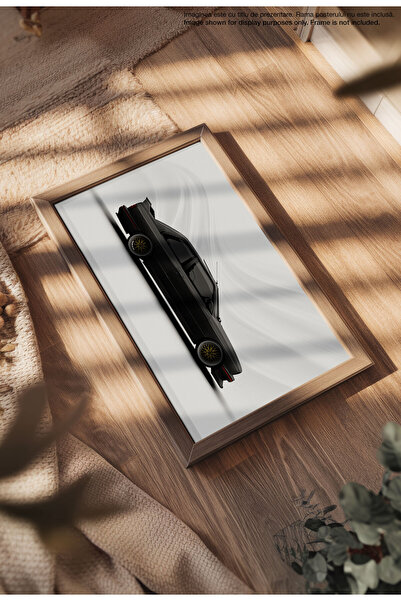 21mxm Sports Car Canvas Poster - Unframed Digital Print on Matte Canvas - 1609 M3 E30 Evo 3 Black