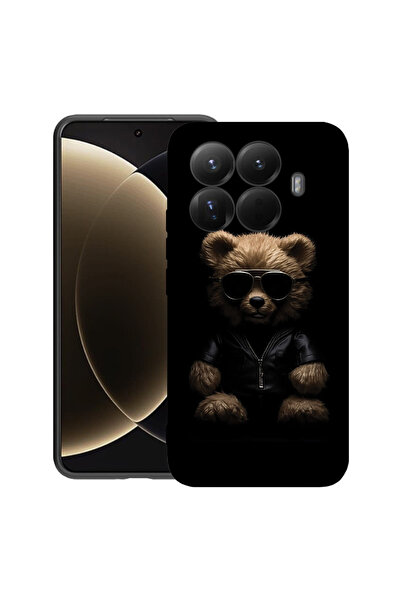 bestcase Husă premium din silicon pentru Xiaomi 15T Pro, cu design în stil ursuleț, 3100018 PB 1104