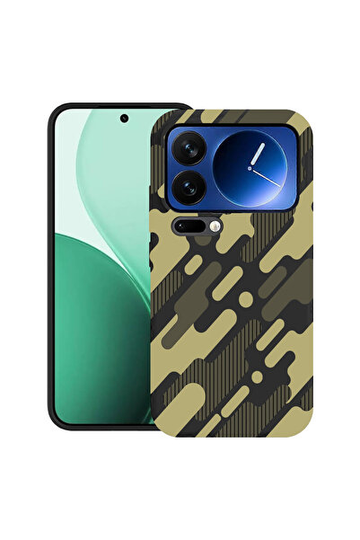 bestcase Carcasă ultra subțire TPU pentru Xiaomi 17 Pro Max, cu design camufl...