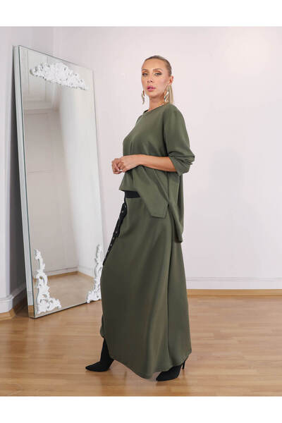 EL jadida Women's Modal Fabric Shalwar Skirt Set