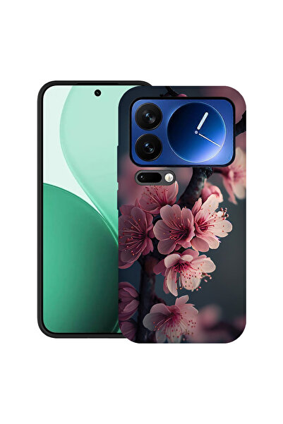 bestcase Carcasă ultra subțire TPU pentru Xiaomi 17 Pro, cu design Cherry Blo...
