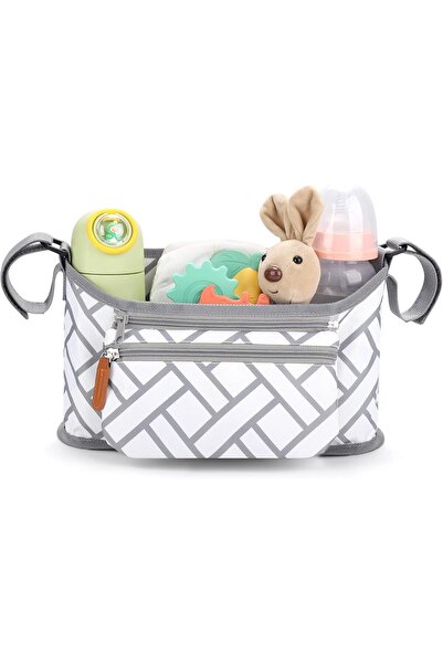 Generic Universal Stroller Organizer with Removable Phone Pouch and Cup Holder - Nalakal