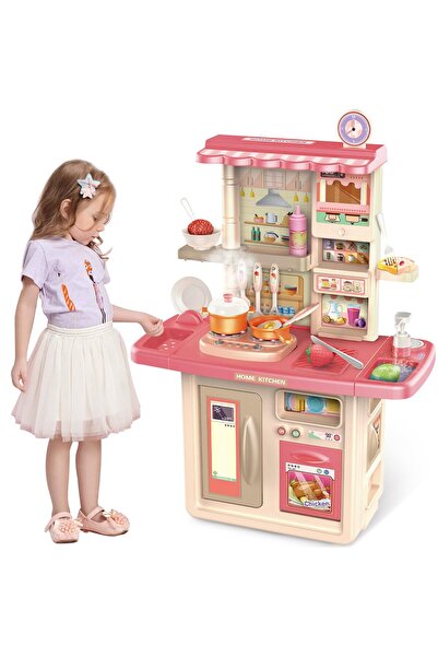 oemco Set de bucătărie pentru copii, bucătărie de joacă simulată de 86 cm, pe...