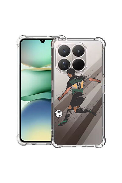 bestcase Husa antișoc compatibilă cu Motorola Moto G86 Power, model fotbal,