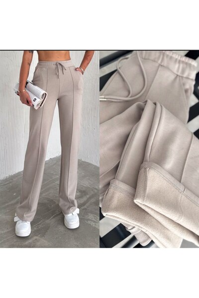 MAİMODA Women's Fleece-Lined Sweatpants / Trousers