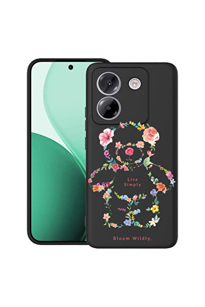 bestcase Carcasă ultra subțire TPU pentru Poco M7 Pro 5G, cu design Teddy Bear Live Simply, 2100003 B 1555