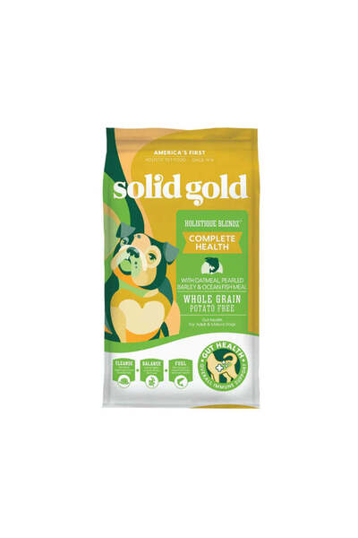SOLİD GOLD طعام الكلاب الجاف من هولستيك بليندز - بنكهة الشوفان والسمك