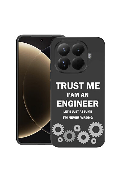 bestcase Husă premium din silicon pentru Xiaomi 15T Pro, cu design „Sunt inginer”, 3100018 PB 1841