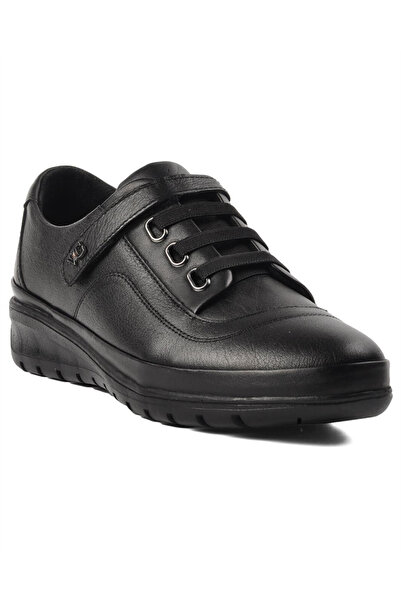 Voyager 7666 Women's Black Leather (36-41) Comfort Shoes