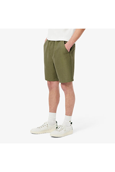 Lacoste Erkek Regular Fit Keten Haki Şort