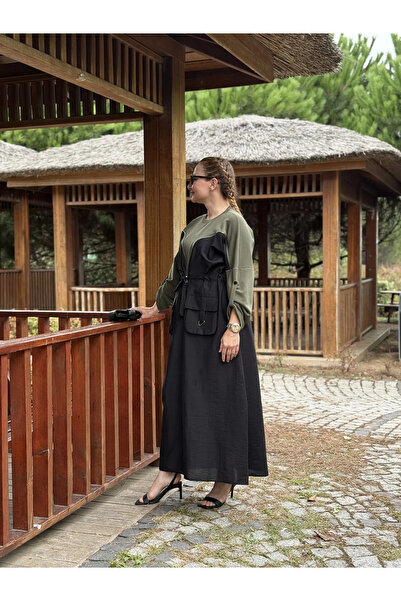 EL jadida Women's Zipper Detailed Dress