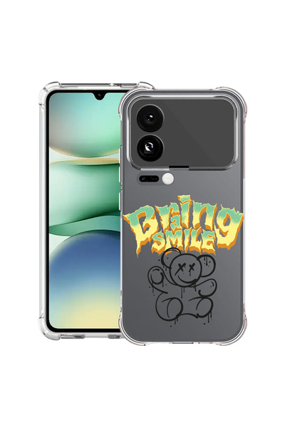 bestcase Husă antișoc pentru Xiaomi 17 Pro, cu design Teddy Bear Braing Smile...