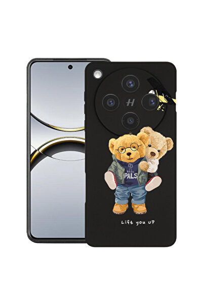 bestcase Husă premium din silicon pentru OPPO Find X8, cu design Teddy Bear L...