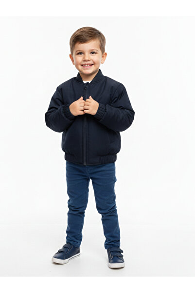 SmallTouch Çift Cepli Çocuk Bomber Mont