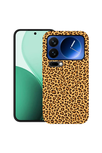 bestcase Carcasă ultra subțire TPU pentru Xiaomi 17 Pro, cu design leopard, 2...
