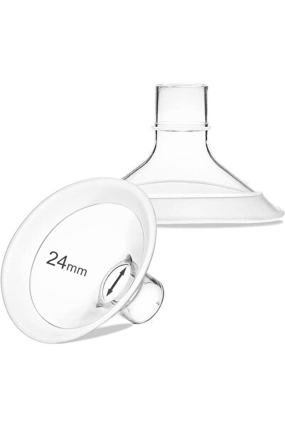 KASTWAVE واقي صدر مقاس 24 مم (عبوة من قطعة واحدة) - شفة بديلة متوافقة مع مضخا...