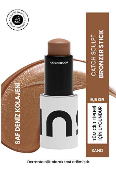 INO Beauty Cildi Yeniden Yapılandırıcı ve Göz Kenarlarındaki Kırışıklıkları Azaltıcı SAND Bronzer Stick 9,5 gr