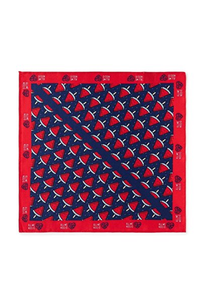 All We Need Is Pets Popsicle Mellon Red Silk Bandana for Cats Dogs and Pet Lovers