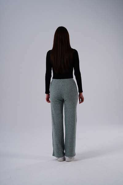 HOFY 1593 Yumoş Knitwear Ribbed Knit Trousers