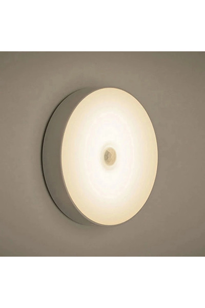 HAMER لمبة بالشحن كشاف دواليب دائري تعمل بالحساس لخزانة