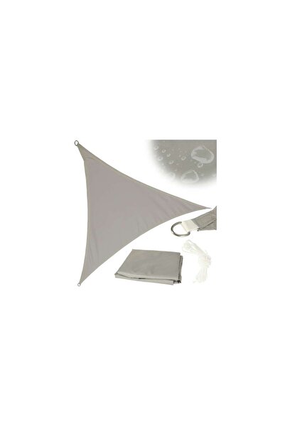 Three top online LUARO Garden Waterproof Triangular Sun Shade 3×3×3 m, Grey