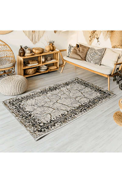 Brava Casa Golden Horizon Carpet, Living Room/Bedroom, Yellow, Black, Cream, ...