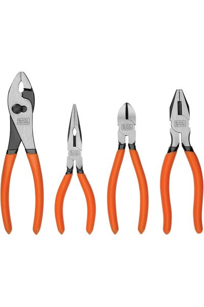 Generic طقم كماشة بلاك+ديكر، 4 قطع (BDHT84002)