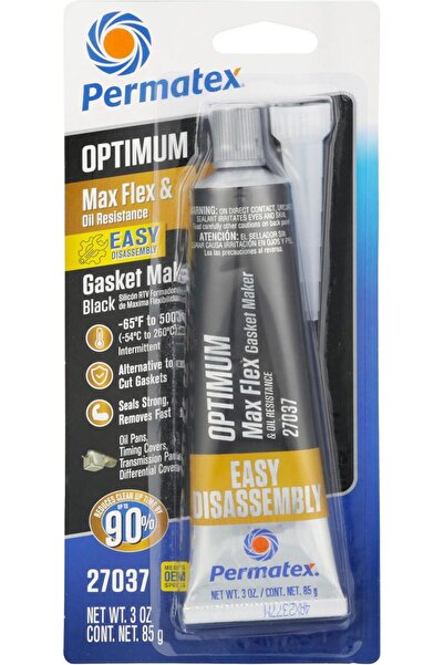 Permatex 27037 أوبتيموم بلاك جاسكيت ميكر، 3 أونصة