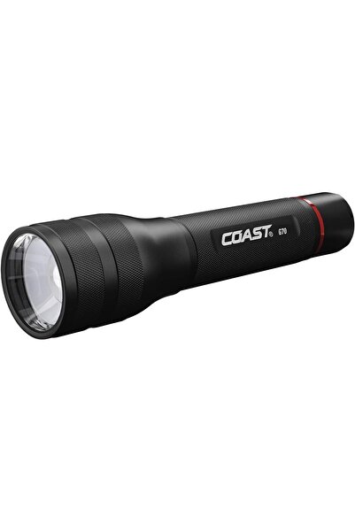 Coast مصباح يدوي LED G70 بتركيز 850 لومن، مع بطاريات متضمنة