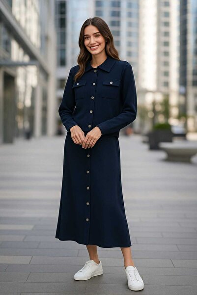 MAY MARA 2-Piece Knitwear Set with Cardigan and Skirt