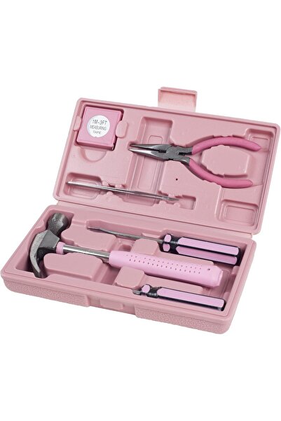 stalwart صندوق أدوات منزلي - طقم أدوات يدوية من 7 قطع (مطرقة، مفكات، كماشة، م...