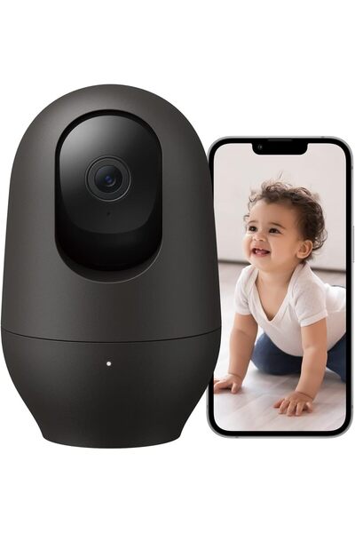 Nooie كاميرا مراقبة إلكترونية بزاوية 360 درجة للأطفال