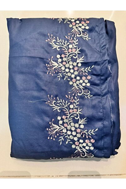 Moon Prayer shawl embroidered with an attractive design and calming colors