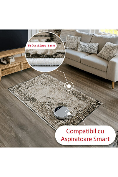 Brava Casa Carpet Viridi Harmonia, Living/Bedroom, Green, cream, gold, Underfloor heating, Yarn