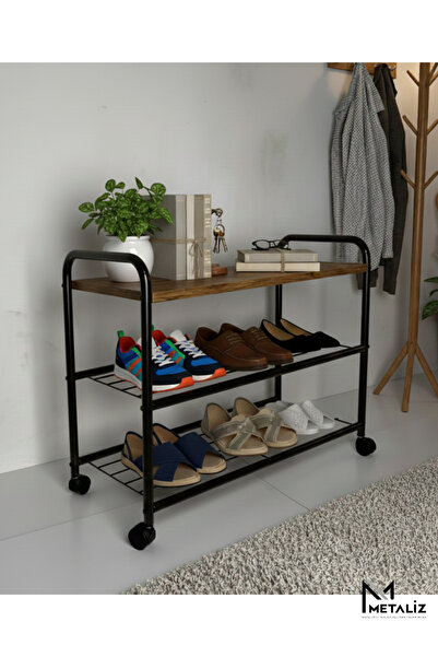 METALİZ YENİLİKÇİ TASARIMLAR Ayakkabılık Modern Loft Tasarım Tekerli Ayakkabı...