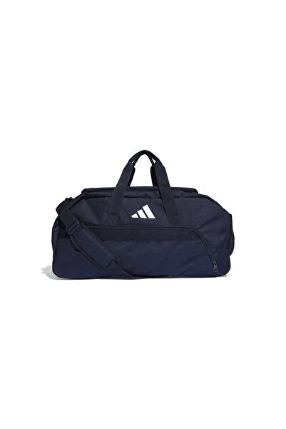 adidas Ib8657 Tiro League Duffel Sports Bag M Μπλε Σκούρο Μπλε Τσάντα Αποσκευών